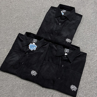 ADWYSD灯芯绒工装衬衫alwaydowhatyoushoulddo欧美潮牌街头短袖男