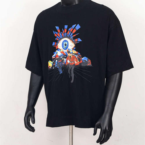 House of Errors 真理之眼夏季新款卡通眼睛印花男女宽松短袖T恤