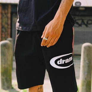 重磅Drama call basic shorts刺绣LOGO短裤男女百搭宽松休闲裤 夏