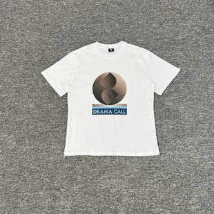 Drama call 青年男女美潮流行夏季圆领个性小众青年流行潮牌短袖