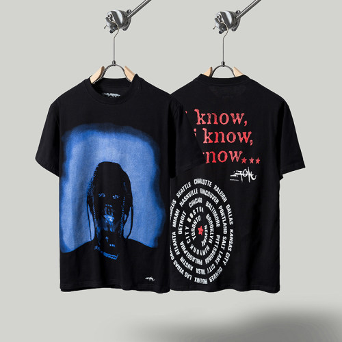 Travis Scott Cactus Jack x Utopia Tour乌托邦联名款惊悚短袖