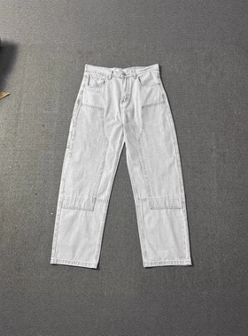 broken planet jeans美式高街vibe风小众设计潮流宽松直筒牛仔裤