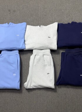 6PM Drill美式街头嘻哈加绒套头连帽卫衣长卫裤男潮运动套装外套