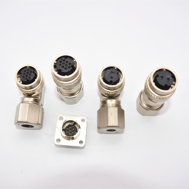 适用三菱伺服电机编码器插头SM10S 抱闸接头MR BKCNS1 2孔10芯DDK