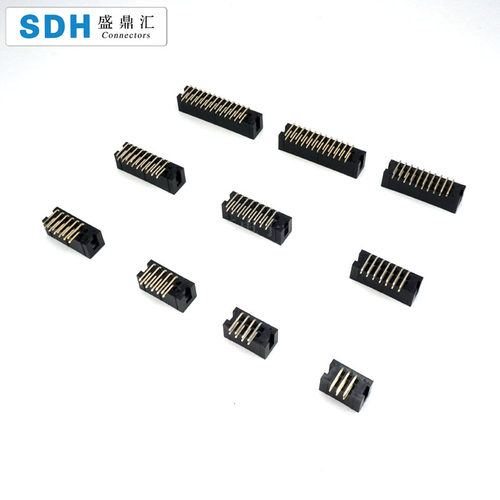 简易牛角插座2.54mm弯针DC3-8P10P16P20P26P30P34P40P50P64P