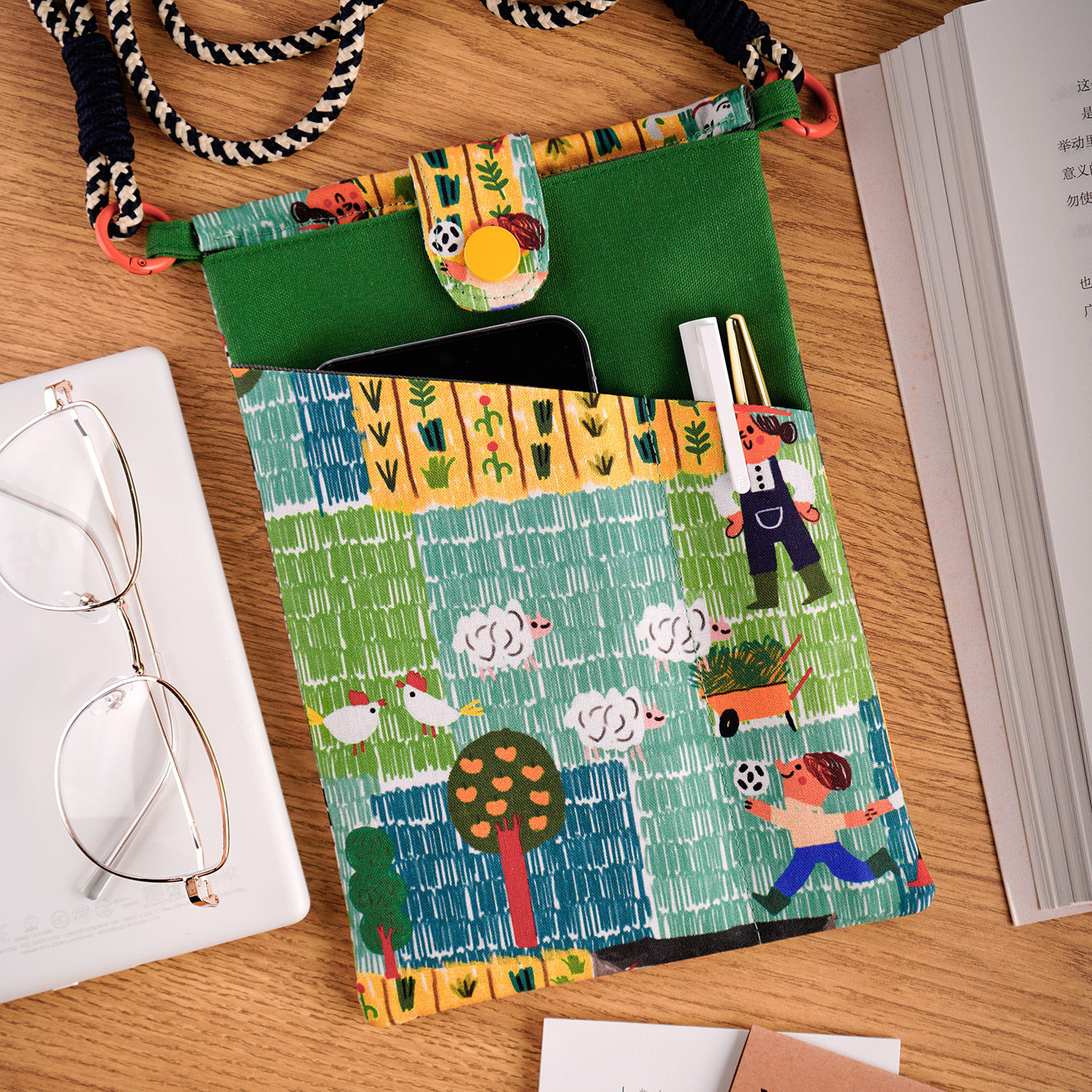 平板ipadmini收纳包斜挎包8-9寸