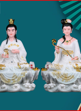 黄天霸黄天刚天龙神像摆件