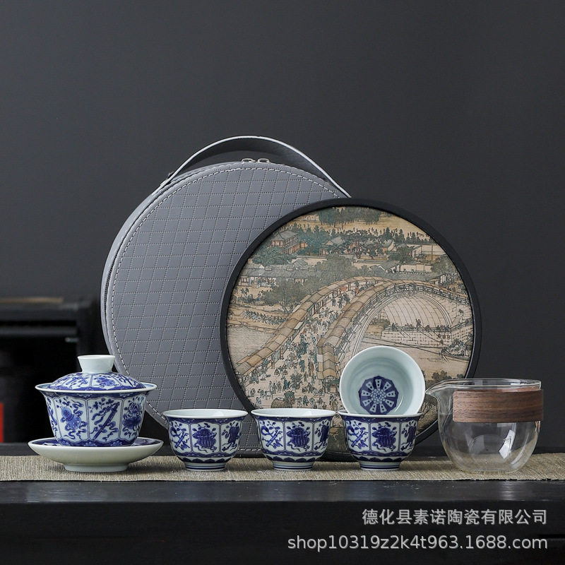 茶托盘干泡茶盘小型吸水茶台家用2024新款壶承国潮一人饮茶具复古图片