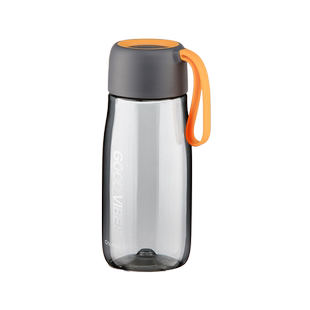 茶花水杯耐高温塑料运动随行杯520ml茶杯学生水壶杯子PC材质男女