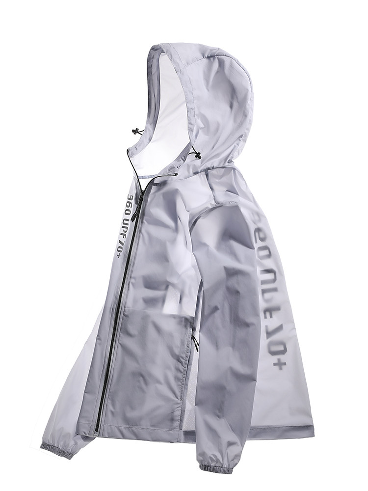 IIOK防晒衣upf70+长袖夏季超薄透气防紫外线冰丝衣男女时尚防晒服