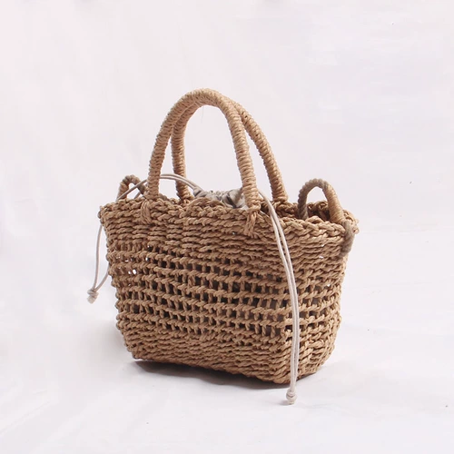 Модная соломенная барсетка, сумка на одно плечо, пляжная небольшая сумка, коллекция 2023, в корейском стиле