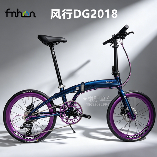 风行DG201820寸451碟刹折叠车