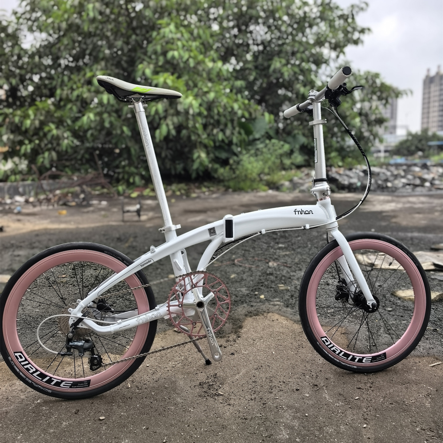 fnhon风行折叠车20寸铝合金新款海豚架LDG2018碟刹禧码诺10速升级