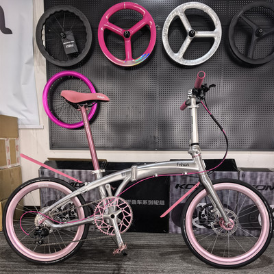 fnhon风行折叠车20寸铝合金新款海豚架LDG2018碟刹禧码诺9速升级