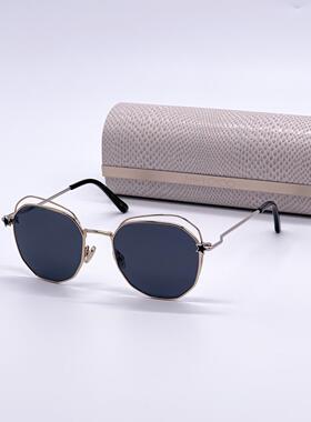 Jimmy Choo FRANNY S J5G金色灰女士太阳眼镜墨镜FULL PACKAGE