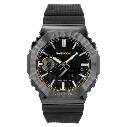 CASIO卡西欧G Shock黑色表盘石英运动200M男士手表GM 2100LXB 1A9