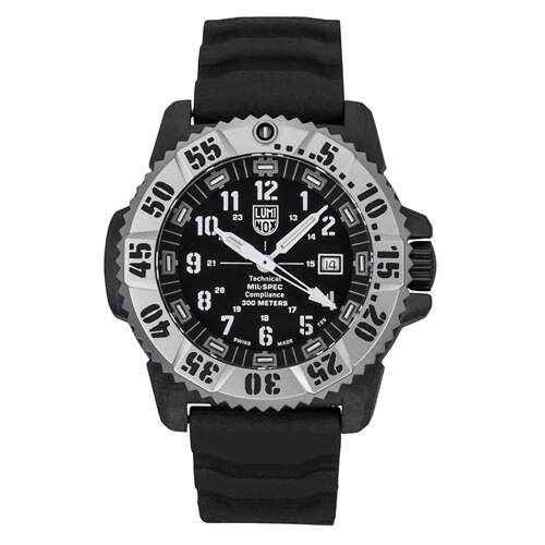 Luminox MIL SPEC黑色表盘石英Divers 300M男士手表XL33511SET