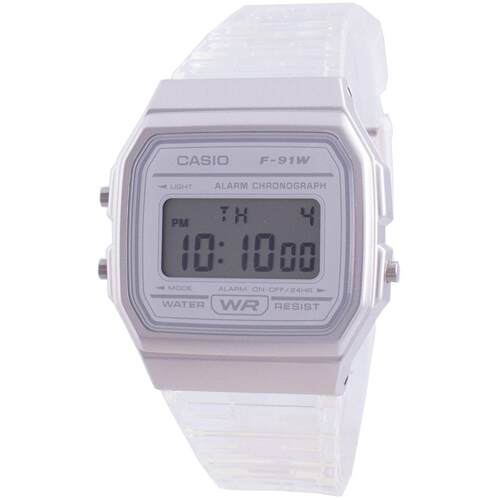 CASIO卡西欧F 91W数字的闹钟计时表背光日期91WS 7中性手表