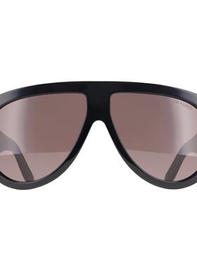 TOMFORD汤姆福特墨镜太阳眼镜Bronson FT1044 01A闪亮黑色灰色浅