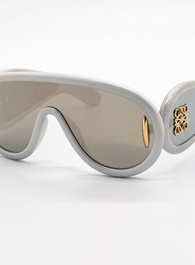 LOEWE罗意威太阳眼镜墨镜LW40108I 24C灰色面罩中性眼镜