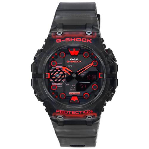 CASIO卡西欧G Shock数字的蓝牙黑色金色200M GA B001G 1A男士手表