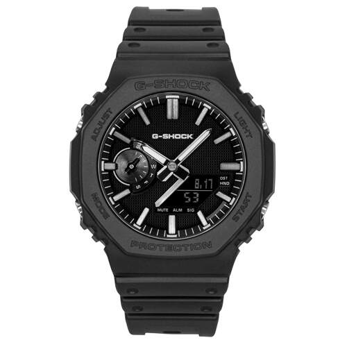 CASIO卡西欧G Shock数字的黑色表盘石英运动男士手表GA 2100LXB