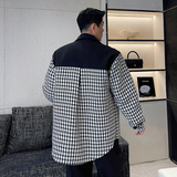 网红设计师款轻奢小众宽松加厚新款衬衫发型师韩版衬衣H1387P90，男装衬衫，星座1114（原A254）