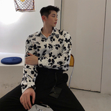 【2024秋装】秋季设计师款小众印花衬衣小心机气质衬衫H1105P65，男装衬衫，星座1114（原A254）