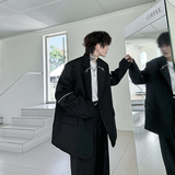 不起球西服上装港风秋季休闲做旧标准拉链宽松上衣男士春秋春季,男装西服,星座1114(原A254),四季星座 不起球西服上装港风秋季休闲做旧标准拉链宽松上衣男士春秋春季,男装西服,星座1114(原A254),四季星座