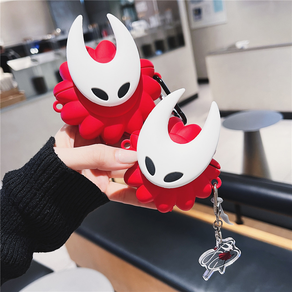 原创精品空洞骑士丝之歌适用airpodspro3保护套苹果耳机airpods4保护壳黄蜂女硅胶aipods蓝牙耳机保护壳pro2