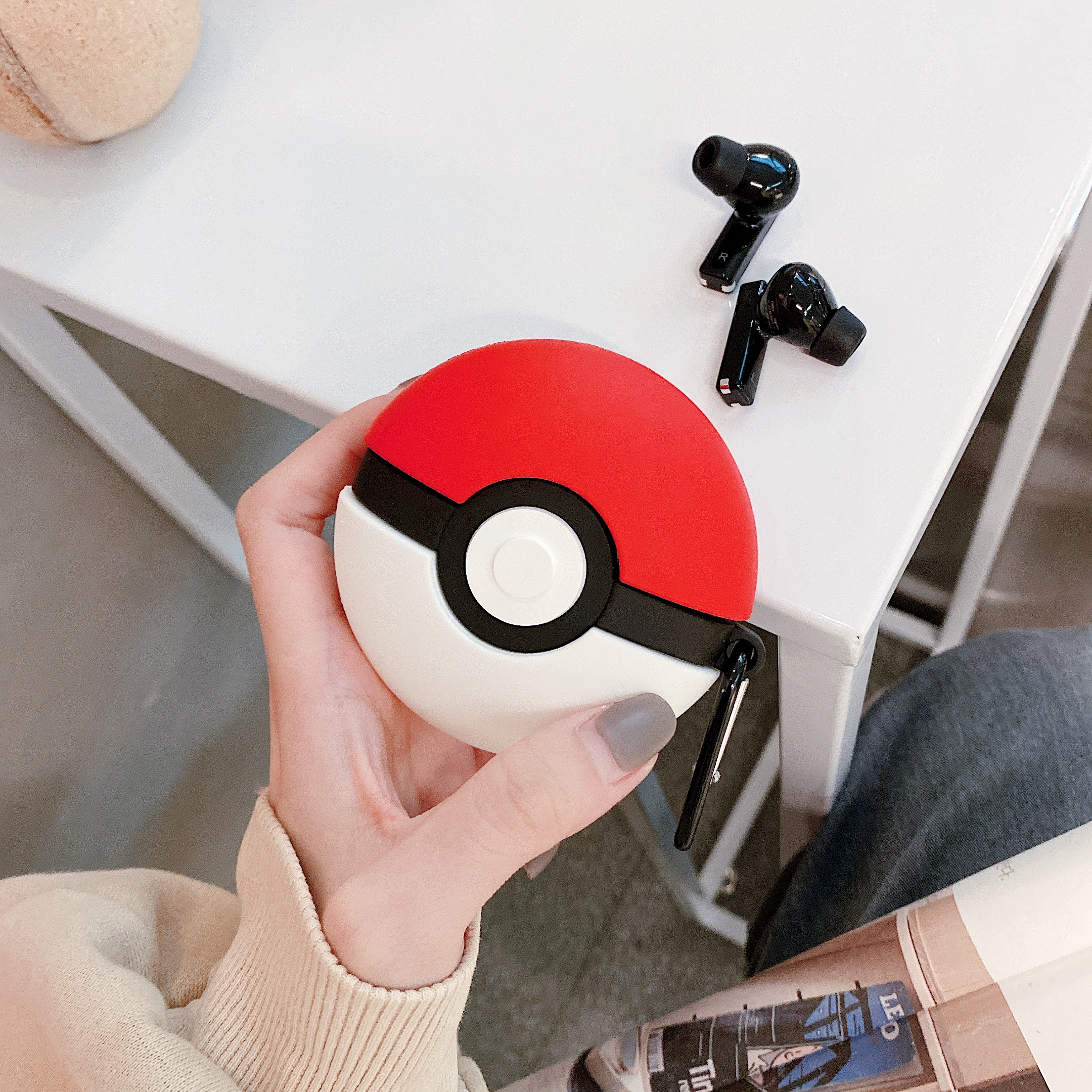 原创精品宝可梦精灵球适用airpodspro2保护套苹果耳机airpods4保护壳硅胶aipods蓝牙耳机保护壳pro2