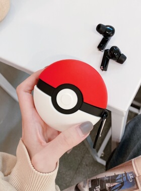 原创精品宝可梦精灵球适用airpodspro2保护套苹果耳机airpods4保护壳硅胶aipods蓝牙耳机保护壳pro2