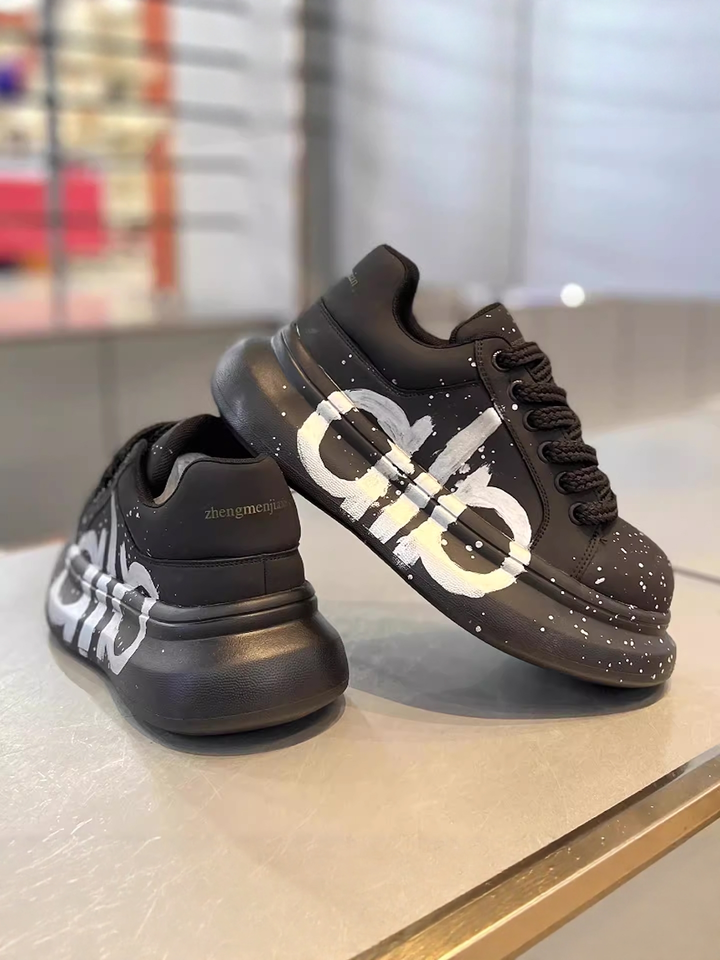 黑武士男鞋2025秋季新款潮牌高级感运动休闲厚底板鞋增高老爹潮鞋