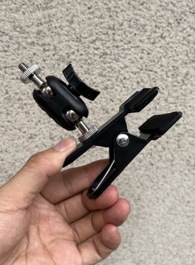 迷你弹簧夹网课直播摄像头电脑台式化妆箱手机支架外接外置c1000e