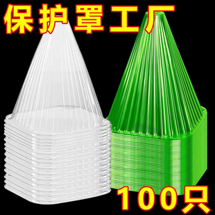 育苗保温罩重复使用方形植物钟罩大棚免受鸟类霜冻伤害保护防虫袋
