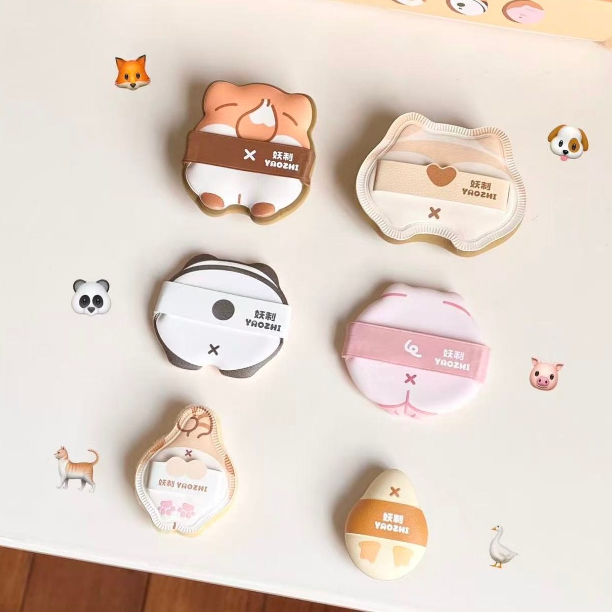 屁屁家族上新！妖制粉扑干湿两用超软气垫粉扑菠萝派棉花糖 宿星,彩妆/香水/美妆工具,美妆蛋/扑/海绵,淘宝优惠券,粉丝福利购,淘宝优惠卷