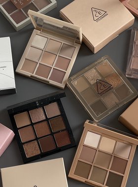 【保税】3ce十二色眼影水泥盘/九色眼影smoother 黄油盘 宿星