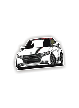 适用于#HONDA#Modulo#S660汽车反光贴纸7694