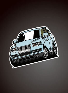汽车贴纸适用于#volkswagen#VW#touareg  8254