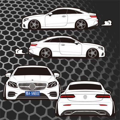 汽车贴画跑车贴纸贴画
