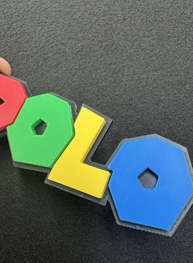 大众汽车POLO车尾立体标贴3D贴标支持定制打印立体贴 282