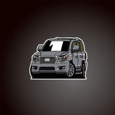 汽车贴纸适用于#lexus#lexusLX#LX570#200系  8238