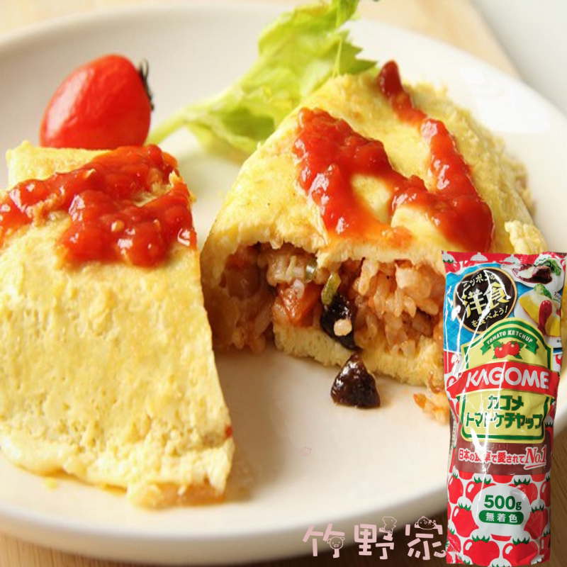 日本进口 kagome可果美番茄酱 番茄沙司 蛋包饭 罗宋汤 洋食500g
