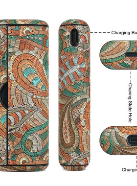 适用iqo七代旗舰款PRIME保护套腰果花配件壳IQS6/7/8代翻盖替换盖