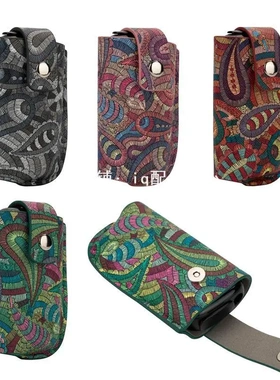 适用PLOOM X腰果花纹皮套带挂绳时尚防摔壳ploomx advanced保护套