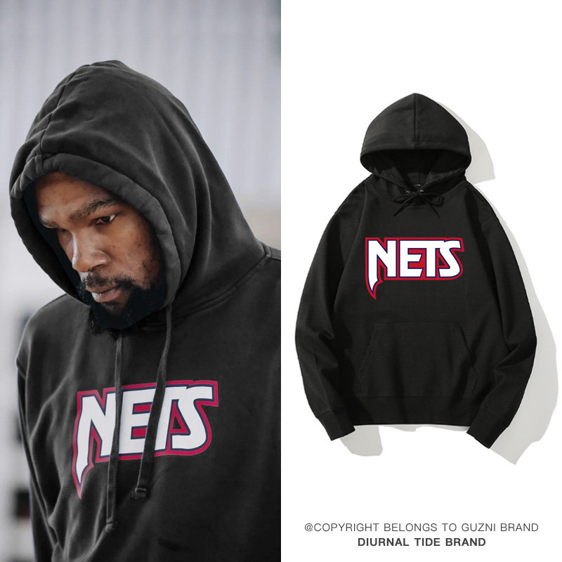 杜兰特卫衣男连帽秋冬欧文同款篮球训练服美式休闲外套潮牌衣服潮