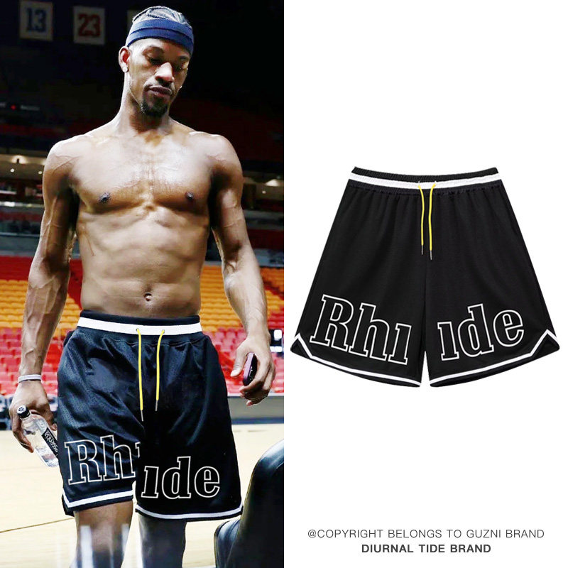 热火巴特勒短裤男美式篮球运动裤子夏季宽松训练男款四分裤不过膝