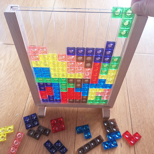 3d立体俄罗斯方块智力开发拼图益智幼儿童教玩具思维训练早教积木