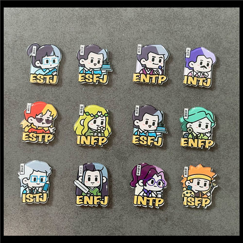 可爱俏皮人格装饰冰箱贴