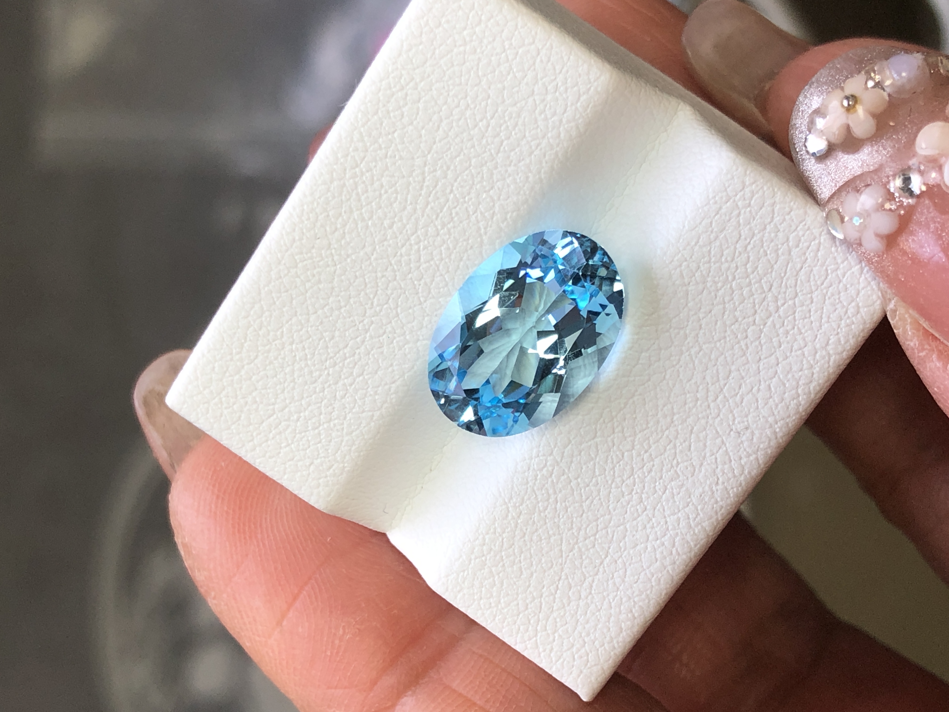 平替海蓝宝的托帕石5.32克拉
